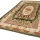 Tapisserie vintage nouée à la main noir kilim 214 cm x 356 cm - 23281