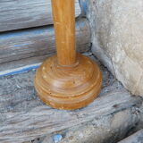 Old wooden hat door turned