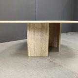Vintage travertine coffee table, 1970s