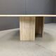 Vintage travertine coffee table, 1970s