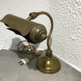 Lampe de bureau de notaire année 30 en laiton