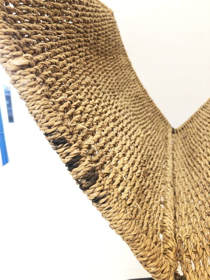 Rope magazine rack, 1970