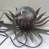 Vintage flower pattern table lamp