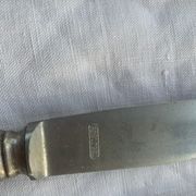 7 silver metal knives vdw Schwerte including an antique RJ monogram