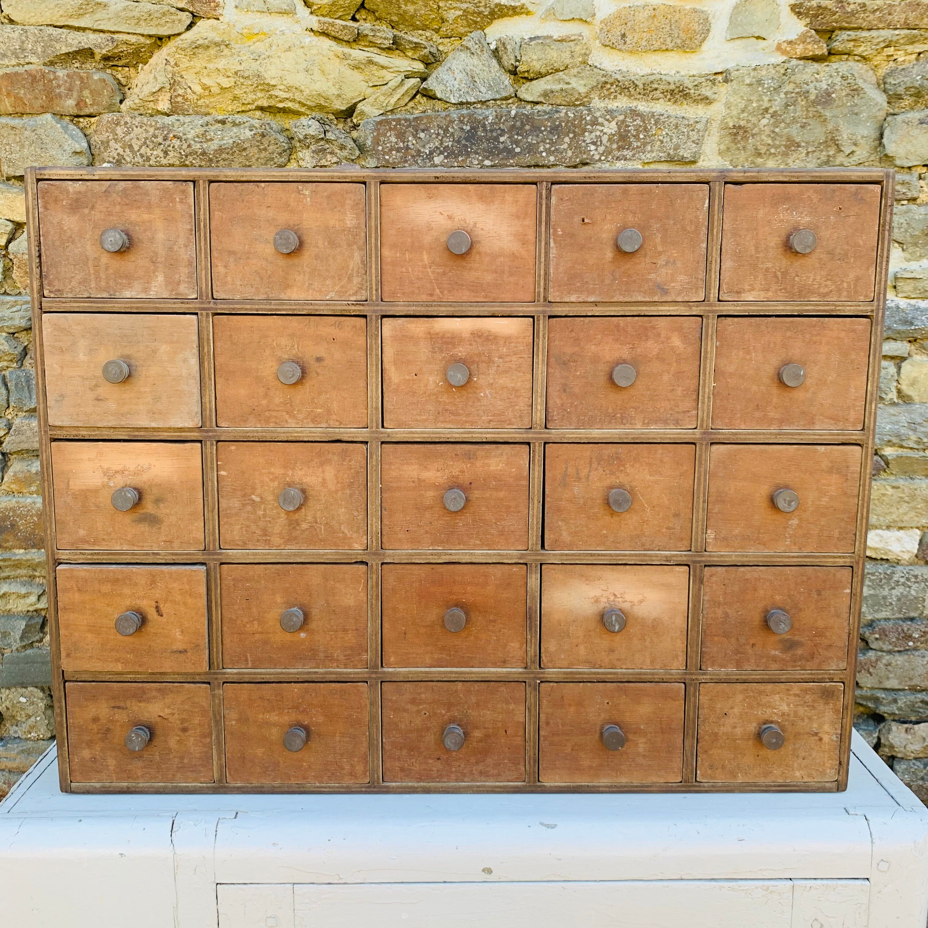 Hardware cabinet 25 drawers