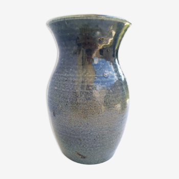 Vase en grès bleu de Bodin, La Borne, Puisaye