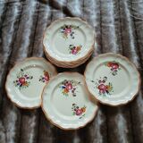 10 vintage Longchamp dinner plates