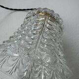Ancien lustre cascade vintage 3 feux 1960