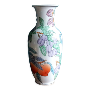 Vase chinois peint à - main