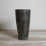 Antique brass lassi glass