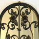 Art Nouveau wrought iron mirror