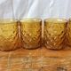 9 vintage glasses model "pineapple"