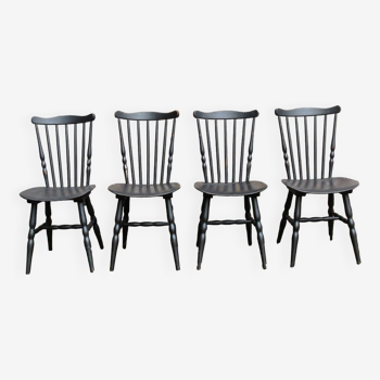 Lot de 4 chaises bistrot Baumann Tacoma