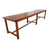 Old country farmhouse table of 3m50 for 12 people with rustic fir spacers