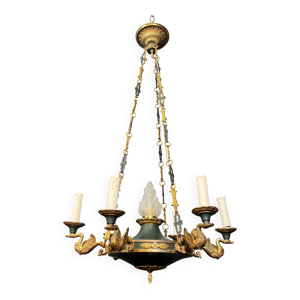 Lustre de style Empire - verte