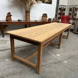 Large 20th century pine community table