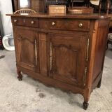 Buffet bas en chêne de style Louis XV, fin 19ème