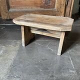 Rustic low stool
