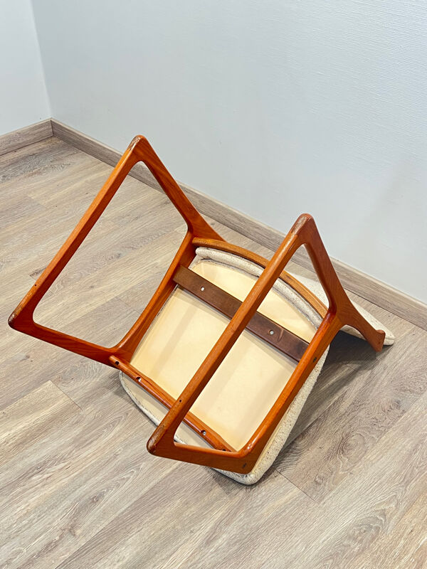 Suite de 4 chaises scandinaves en teck de Vamdrup Stolefabrik