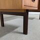 Scandinavian double-sided teak desk from the 50s/60s