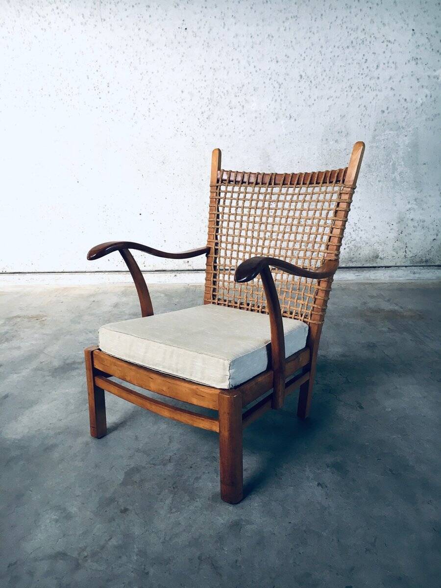 Modernist Easy Chair attributed to Bas van Pelt, Netherlands, 1930s