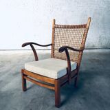 Modernist Easy Chair attributed to Bas van Pelt, Netherlands, 1930s