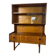 Vintage teak bookcase with glass doors – Scandinavian mid-century elegance