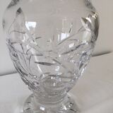 Cut crystal vase from the 1950s