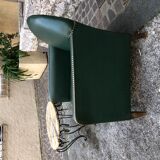 Fauteuil club vert bouteille