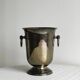 Antique patinated, hallmarked champagne bucket