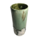 Roll old glazed ceramic vase green