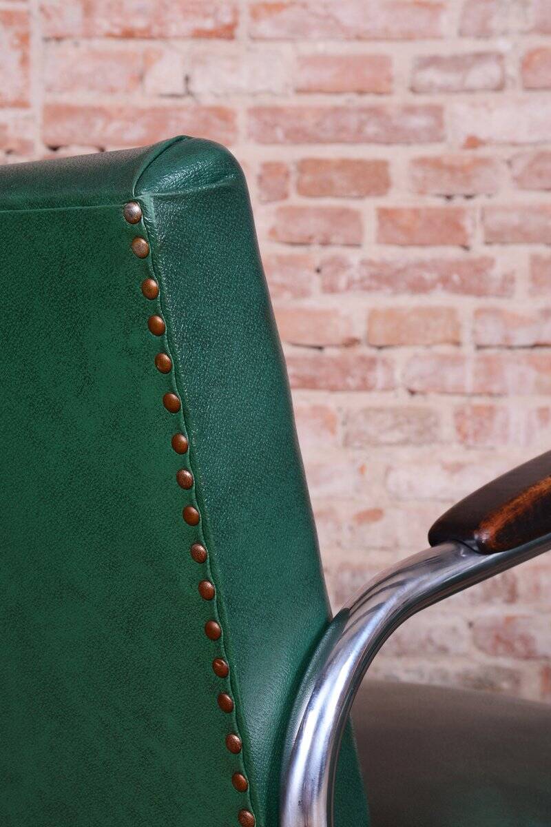 Bauhaus Armchairs in Beech and Chrome from Mauser, Germany, 1930s, Set of 2