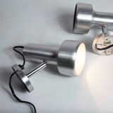 Pair of wall lamps SCE 1970 aluminium ref 2312
