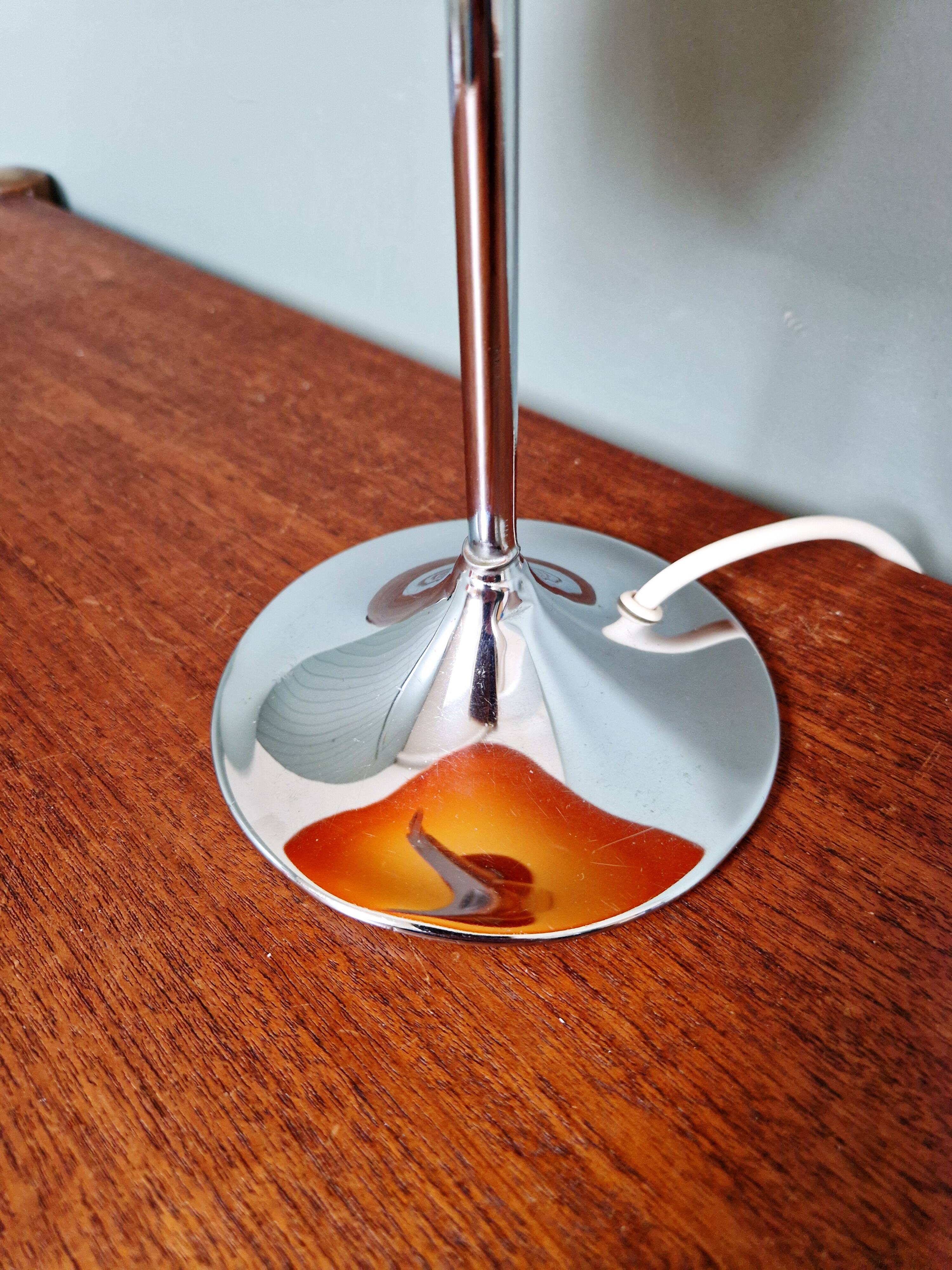 Lampe champignon Space Age, design Frank Bentler, Wila, 1970's