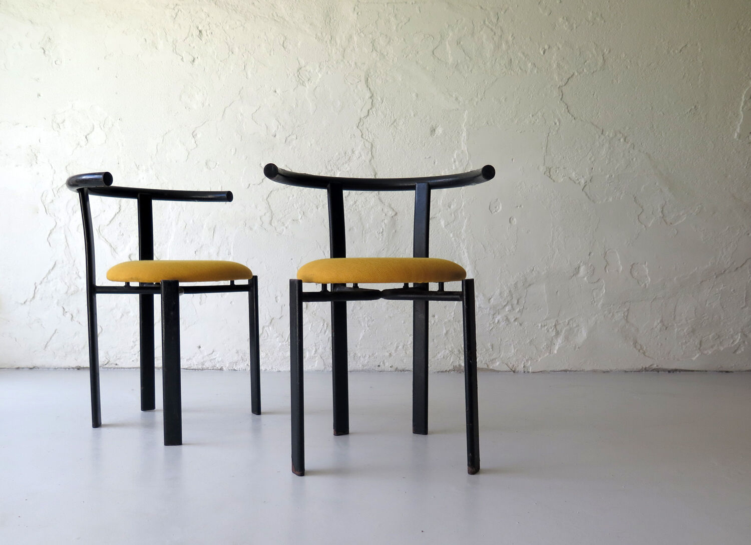 Metal armchairs, 1980s