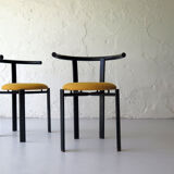 Metal armchairs, 1980s