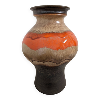 XL vase in glazed ceramic, West Germany circa 1960