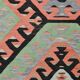 Tapis kilim graphique pastel – Un bijou artisanal pour une déco audacieuse