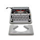 Hermes Baby Blue Pastel Typewriter Revised Ribbon New
