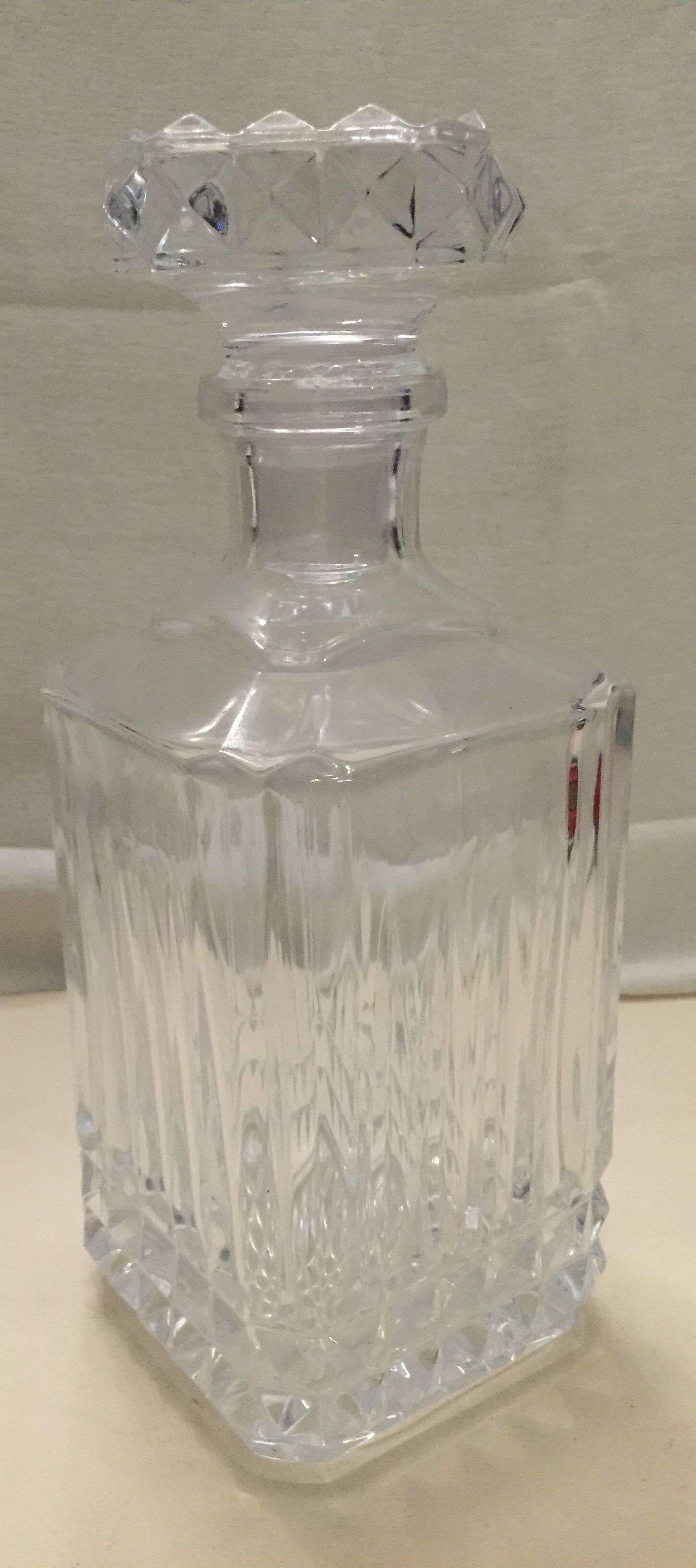 Crystal whisky carafe