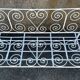 Lit banquette, wrought iron and copper, romantic Napoleonic III style, late 19th century.