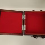 Table worker in wood and fabric