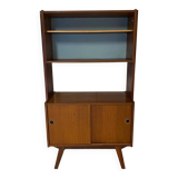 Vintage bookcase with compass feet from the 60s