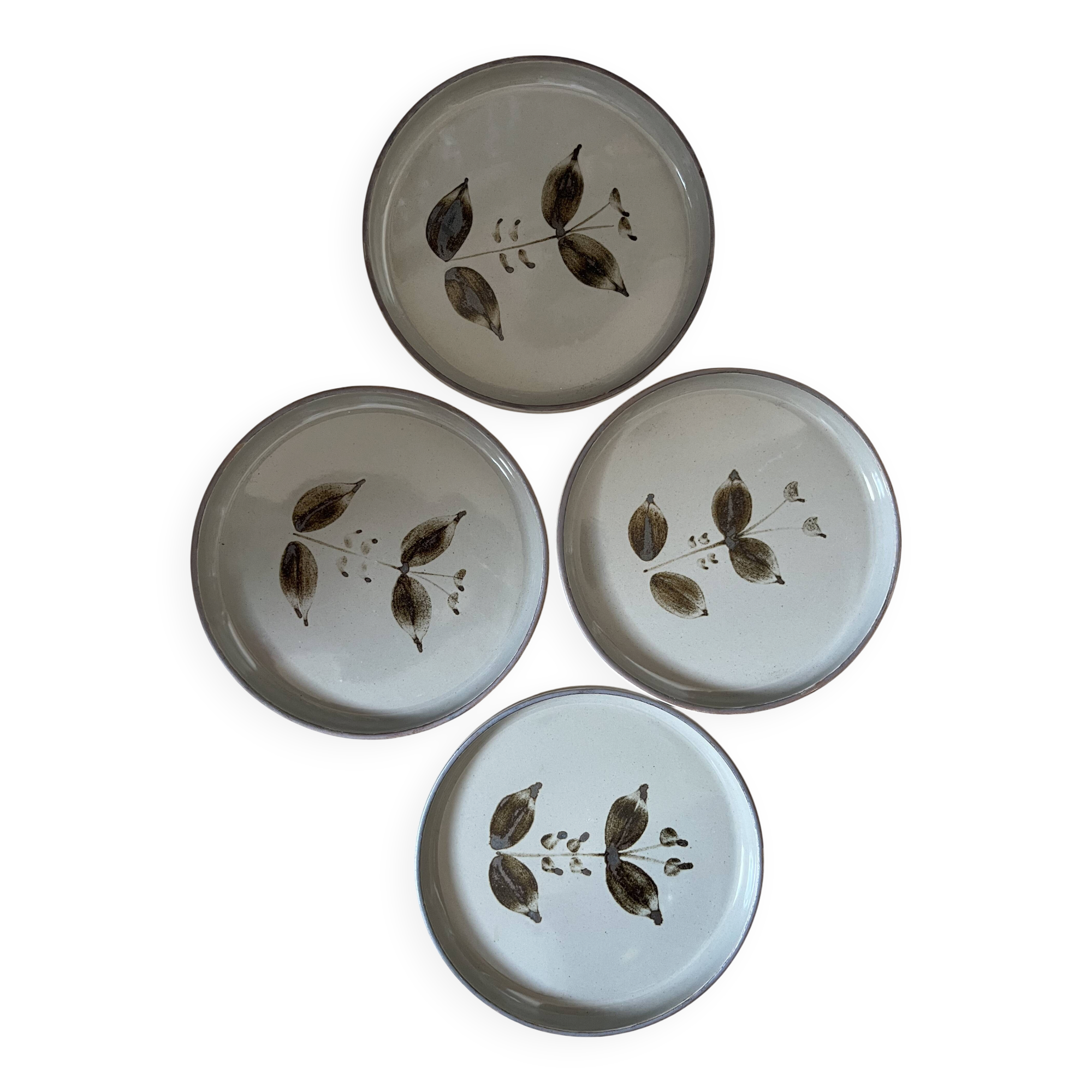 Arnon Stoneware Plates 1970