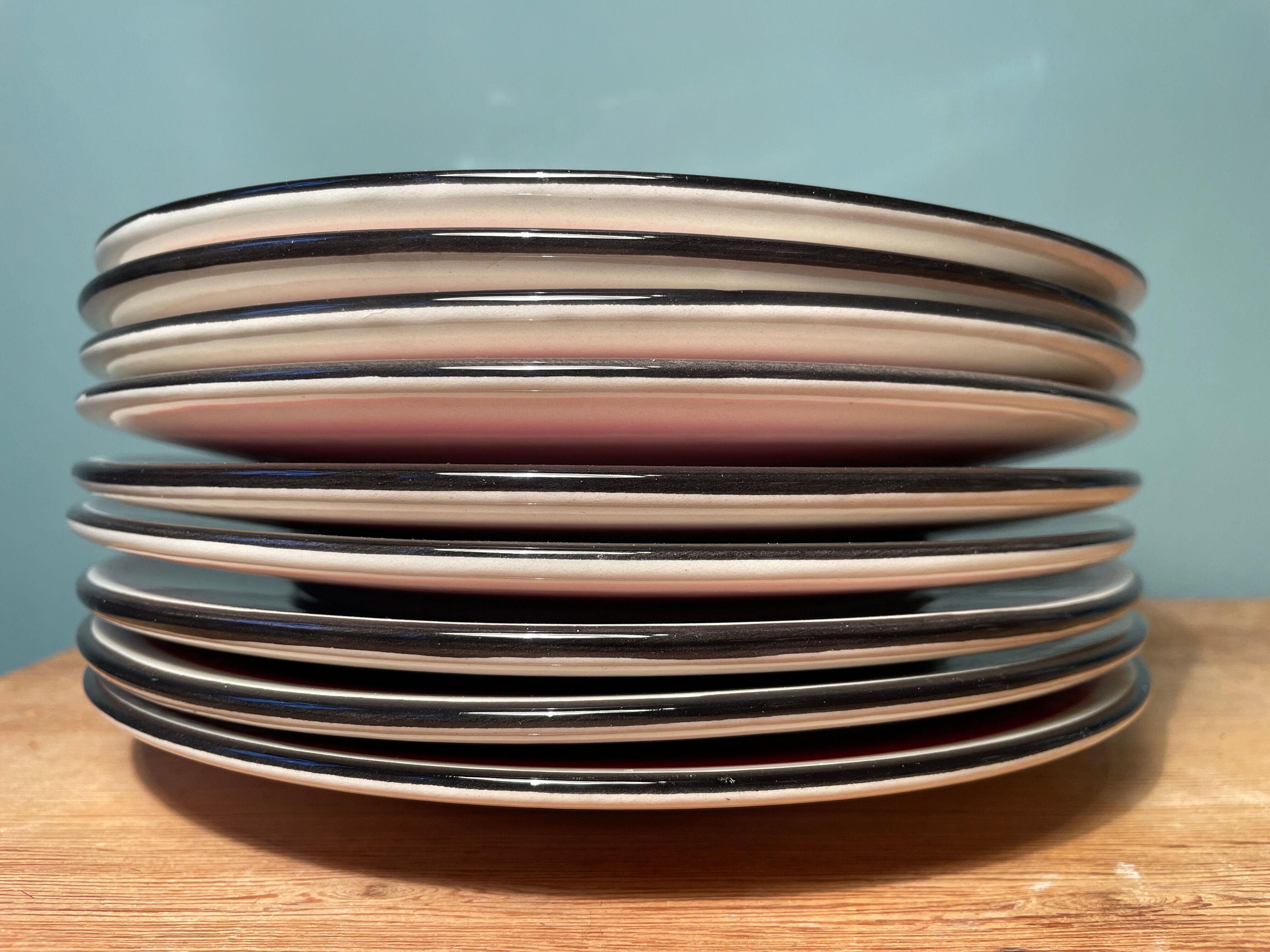 Set of 9 Granada dessert plates