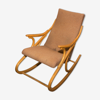 Mid Century Bentwood rocking chair, Czechoslovakia, 1960´s