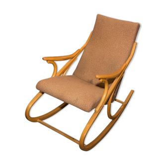 Mid Century Bentwood rocking chair, Czechoslovakia, 1960´s