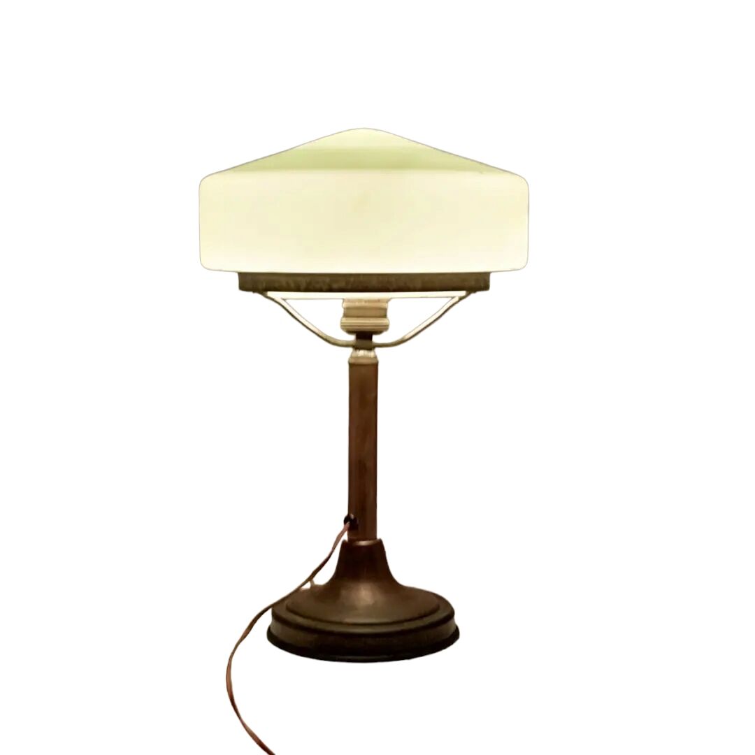 Art deco opaline lamp