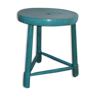 Blue wood tripod stool 400mm