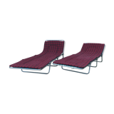 Pair of camp beds Manufrance